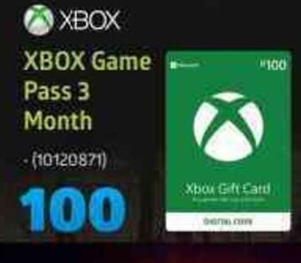 Incredible Connection XBOX - XBOX Game Pass 3 Month offer
