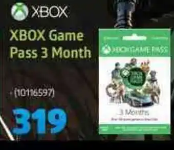XBOX - XBOX Game Pass 3 Month