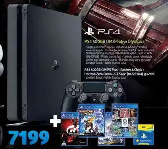 Incredible Connection PS4 - 500GB OM8 + Tokyo Olympics offer