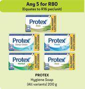 Protex Hygiene Soap (All Variants)-For Any 5 x 200g offer at Makro