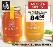 Food Lover's Market You First Raw Honey Assorted-500g Each offer