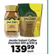 Food Lover's Market Jacobs Instant Coffee Assorted-200g/230g Each offer