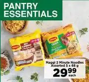 Food Lover's Market Maggi 2 Minute Noodles Assorted-5 x 68g Each offer