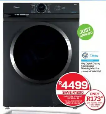 Pick n Pay Hypermarket Midea 6kg Digital Display Front Loader Washing Machine offer