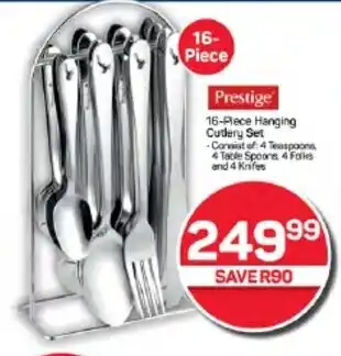 Prestige 16-Piece Hanging Cutlery Set