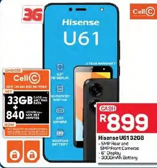 Pick n Pay Hypermarket Hisense U6132GB offer