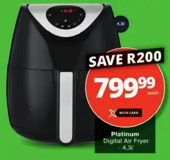 Checkers Platinum Digital Air Fryer offer