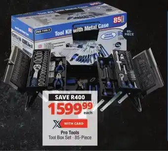 Checkers Pro Tools Tool Box Set 85-Piece offer