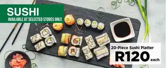 Food Lover's Market 20-Piece Sushi Platter offer