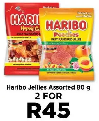 Food Lover's Market Haribo Jellies Assorted 80 g 2 FOR offer