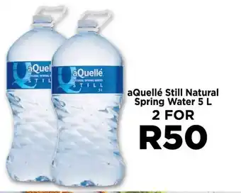 Food Lover's Market aQuellé Still Natural Spring Water 5 L offer