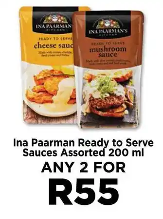 Food Lover's Market Ina Paarman Ready to Serve Sauces Assorted 200 ml offer