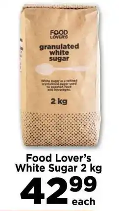 Food Lover's Market Food Lover's White Sugar 2 kg offer