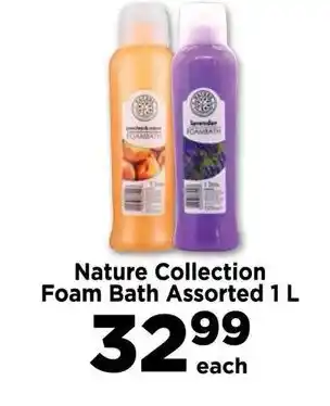 Food Lover's Market Nature Collection Foam Bath Assorted 1 L offer