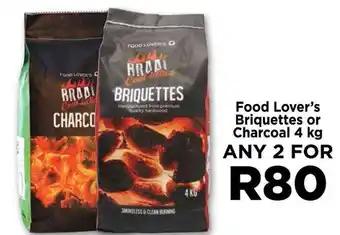 Food Lover's Briquettes or Charcoal 4 kg