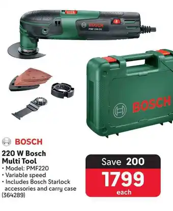 Makro BOSCH 220 W Bosch Multi Tool offer