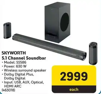 Makro SKYWORTH 5.1 Channel Soundbar offer