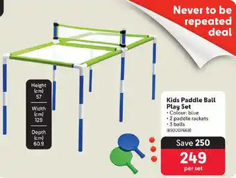 Kids Paddle Ball Play Set