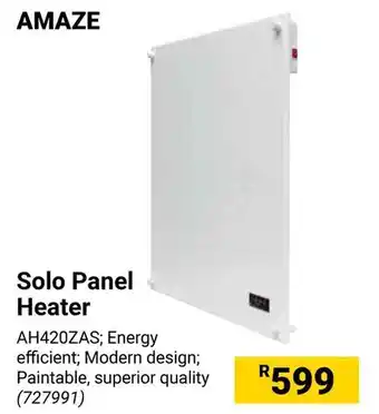 AMAZE Solo Panel Heater
