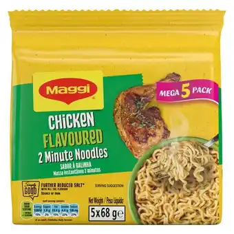 Pick n Pay Liquor Maggi Chicken 2 Minute Noodles 68g x 5 offer