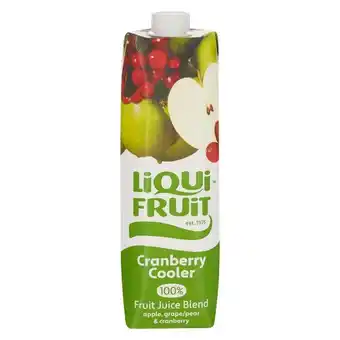 Pick n Pay Liquor Liqui-Fruit Cranberry Cooler Juice 1L offer