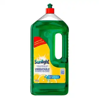 Sunlight Regular Degreasing Dishwashing Liquid Detergent 1.5l offer at ...