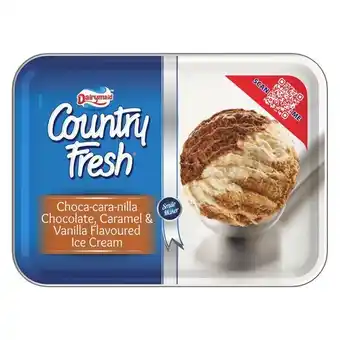 Pick n Pay Liquor Dairymaid Country Fresh Choca-cara-nilla Chocolate, Caramel & Vanilla Flavoured Ice Cream 1.8L offer