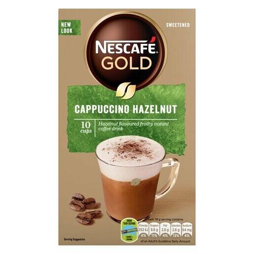 Nescafe Gold Hazelnut Cappuccino 10 Sachets offer at Pick n Pay Liquor
