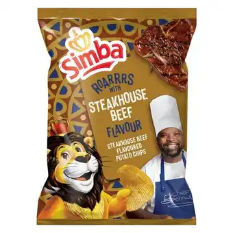 Pick n Pay Liquor Simba Steakhouse Beef Potato Chips 120g offer