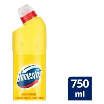 Pick n Pay Liquor Domestos Lemon Multipurpose Stain Removal Thick Bleach Cleaner 750ml offer