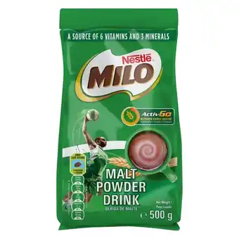 Pick n Pay Liquor Nestle Milo Malt Powder Drink 500g offer