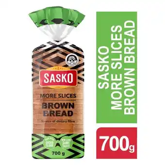 Pick n Pay Liquor Sasko More Slices Brown Bread 700g offer