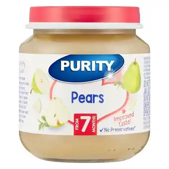 Purity Jar Pears 125ml from 7 Months