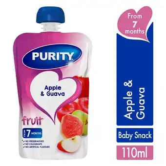 Pick n Pay Liquor Purity Pouch Apple & Guava 110ml from 6 Months offer