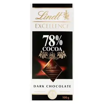 Pick n Pay Liquor Lindt Excellence Dark 78% 100g offer