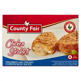 Pick n Pay Liquor County Fair Chicken Steaklets Cordon Bleu 360g offer