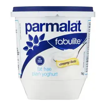 Pick n Pay Liquor Parmalat Fabulite Fat Free Smooth Yoghurt 1kg offer