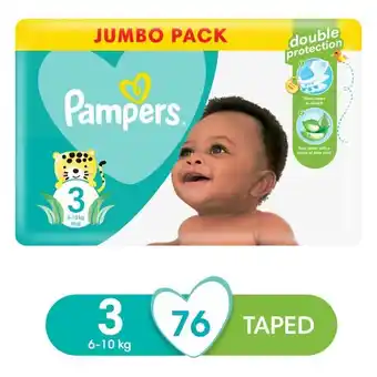 Pampers Baby Dry Size 3 Jumbo Pack 76 Nappies