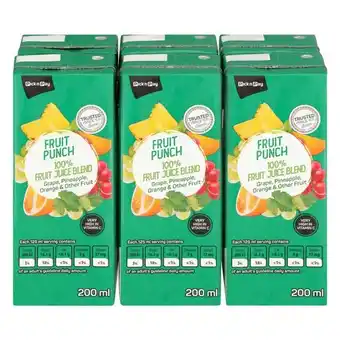 Pick n Pay Liquor PnP Long Life Fruit Punch Juice 200ml x 6 offer