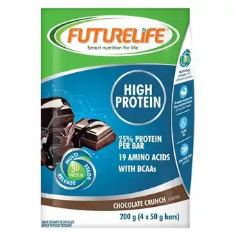 Pick n Pay Liquor Futurelife High Protein Bar Chocolate 4 x 50g offer