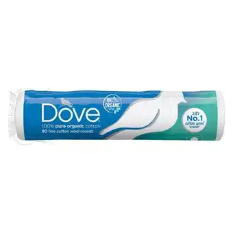 Pick n Pay Liquor Dove Cotton Wool Rounds 80 Pack offer