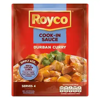 Pick n Pay Liquor Royco Cook In Sce Durban Curry 38g offer