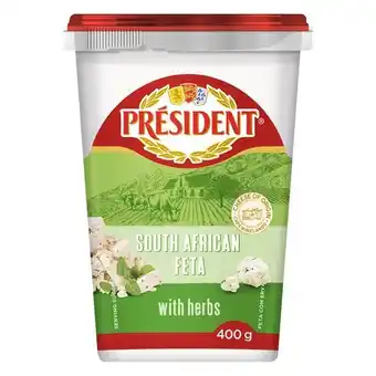 Pick n Pay Liquor President Feta with Cape Herbs 400g offer