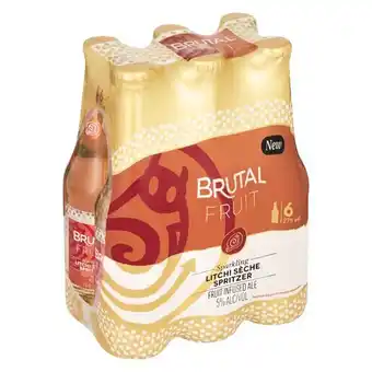 Pick n Pay Liquor Brutal Fruit Litchi Seche NRB 6 x 275ml offer