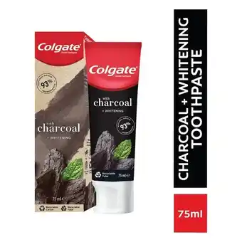 Pick n Pay Liquor Colgate Natural Charcoal, Whitening Toothpaste 75ml offer