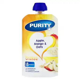 Pick n Pay Liquor Purity Pouch Apple & Juicy Mango with Oats 110ml from 6 Months offer