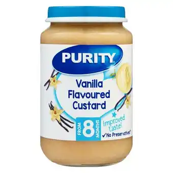 Pick n Pay Liquor Purity Jar Custard with Vanilla Flavour 200ml from 8 Months offer