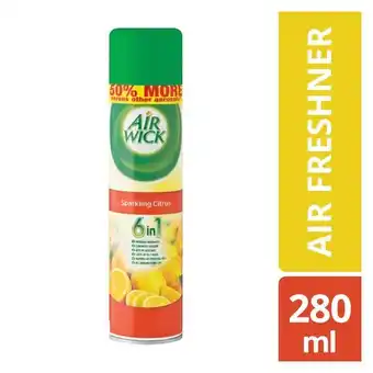 Pick n Pay Liquor Airwick Air Freshener Sparkling Citrus 280ml offer