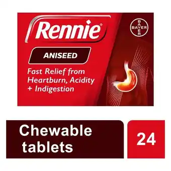 Rennie Aniseed Tablets 24s
