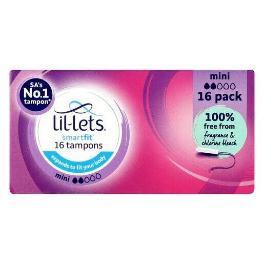 Lillets NonApplicator Tampons Mini 16 Pack offer at Pick n Pay Liquor